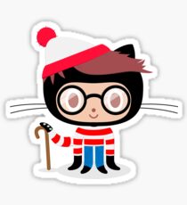 Waldocat - Git hub Sticker