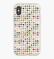 Super Smash Bros Ultimate Character Stock Icons - True Roster Order (Arrangement 2 of 4) iPhone Case