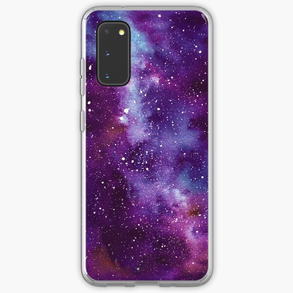 Purple Galaxy Deep Space Nebula Samsung Galaxy Soft Case