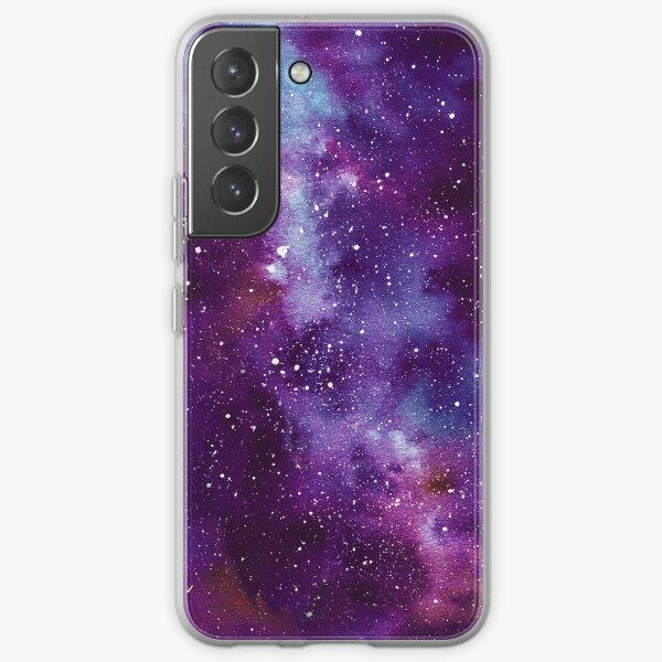 Purple Galaxy Deep Space Nebula Samsung Galaxy Soft Case