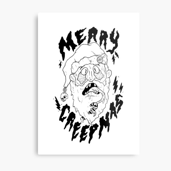 Merry Creepmas! Metal Print
