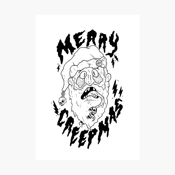 Merry Creepmas! Photographic Print