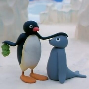 Imagen de la obra Pingu y Robbie el sello de jacqbell