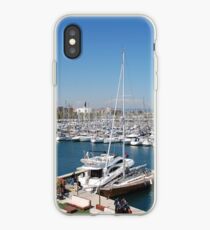 Port Olimpic marina, Barcelona iPhone Case