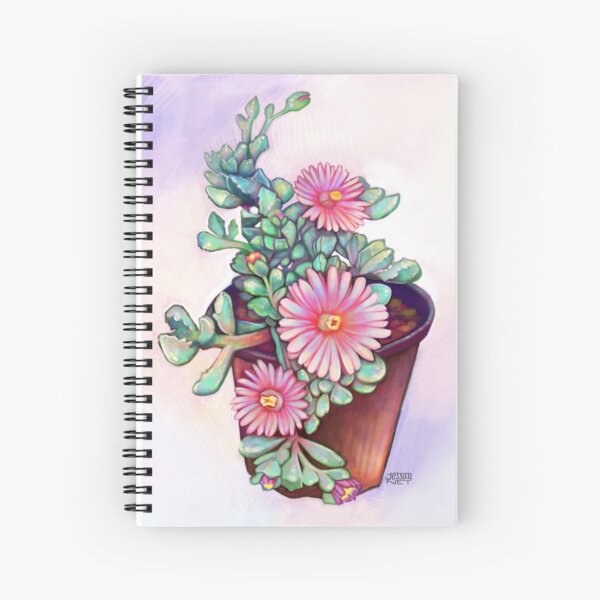 Succulents and flowers Cuaderno de espiral