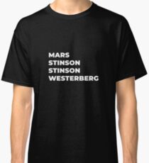 The Lineup 5 (Black) Classic T-Shirt
