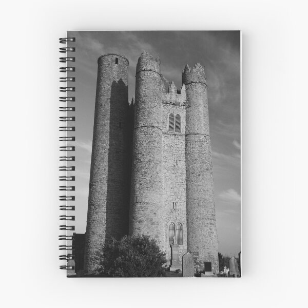 Aperçu de l'œuvre Tour ronde Lusk B&W créée et vendue par Martina Fagan.