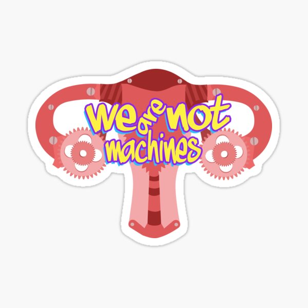 We are Not machines (90's version) Pegatina