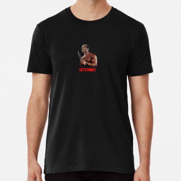 Item preview, Arnold Schwarzenegger Commando - Let's Party Colour designed and sold by Bounce & Pounce.