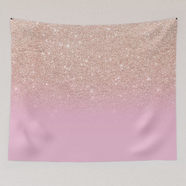Item preview, Rose gold glitter ombre chic sweet lilac designed and sold by GirlyTrend.