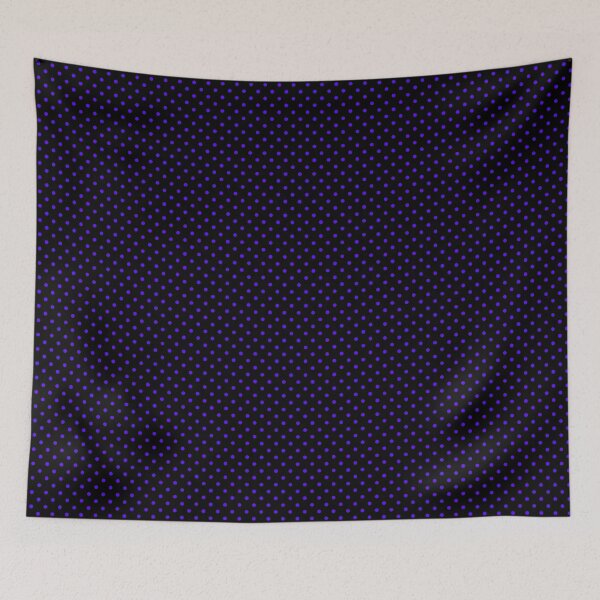 Item preview, Purple Dots on Black designed and sold by wordznart.