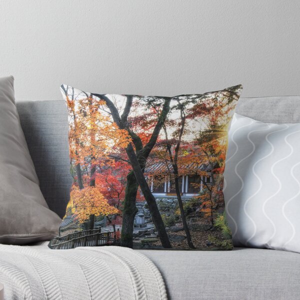 Item preview, Gilsangsa temple during autumn designed and sold by aaronchoi.