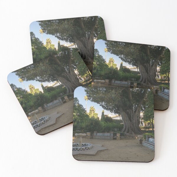 Item preview, Hiding from the Heat in Seville Spain - Jardines de Murillo Green Oasis designed and sold by Georgia Mizuleva.