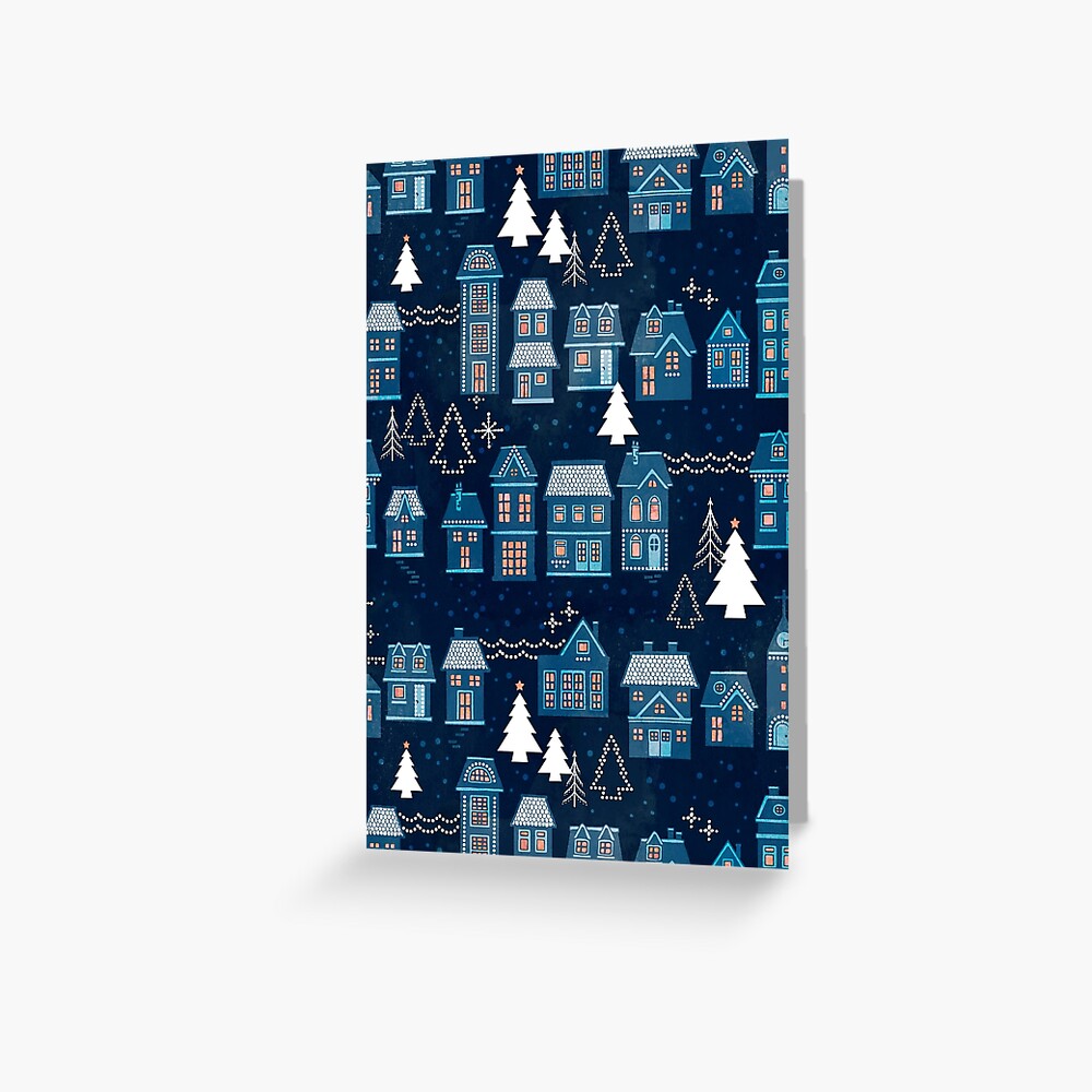 Christmas lights Greeting Card