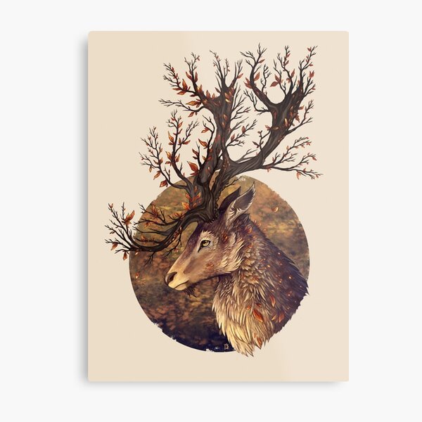 Autumn Embers Metal Print