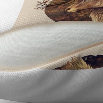 Alternate view of Autumn Embers Throw Pillow