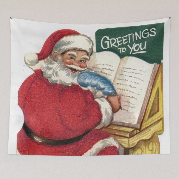 Item preview, Santa Claus writing designed and sold by Vintage Designs +.