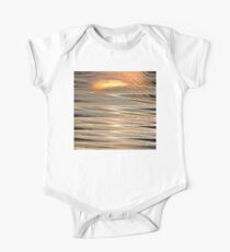 Orange Silver Sunset One Piece - Short Sleeve