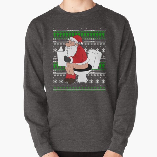 Santa on hot sale toilet sweater