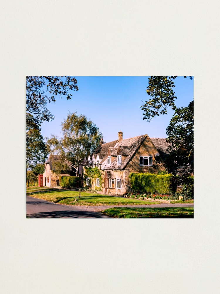 Alternate view of Autumn village. (v2) Photographic Print