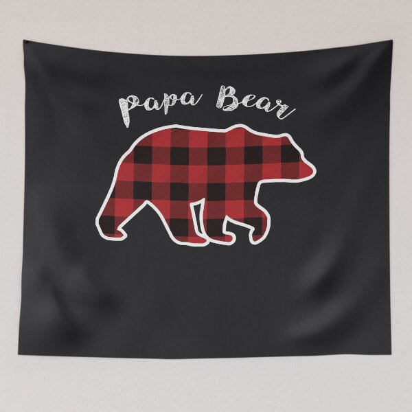 Item preview, PAPA BEAR | Men Red Plaid Christmas Pajama Family Dad Gift designed and sold by melsens.