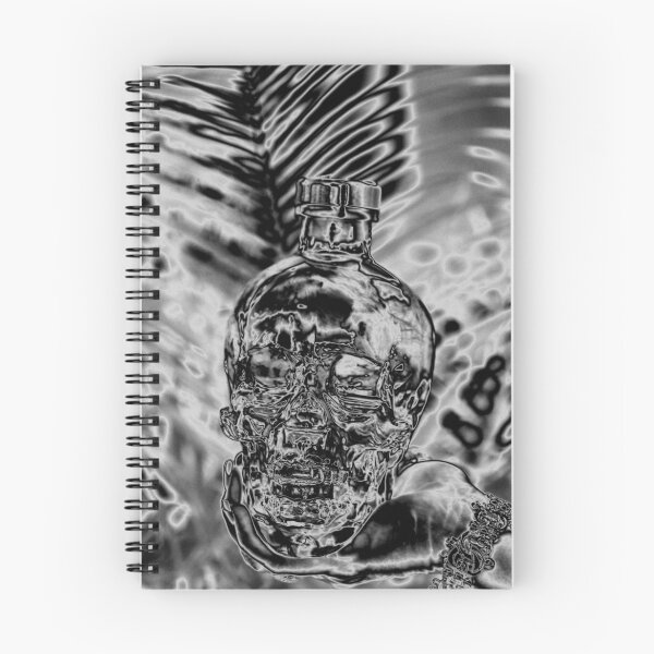 Item preview, Skull in metal effect designed and sold by twinmoon.