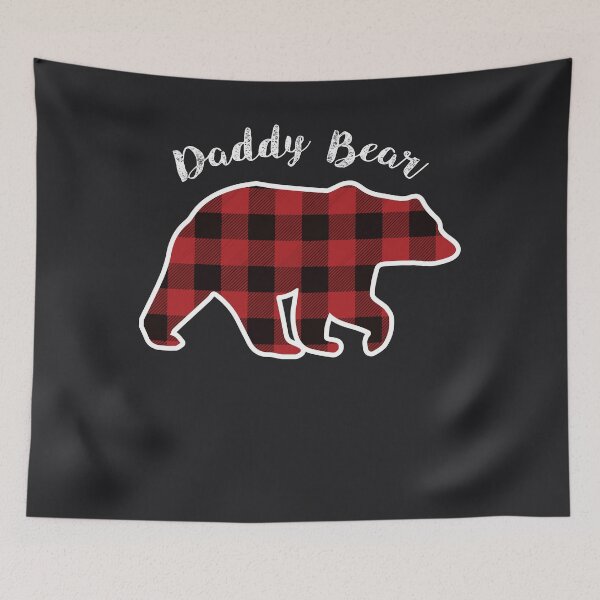 Item preview, Daddy BEAR | Men Red Plaid Christmas Pajama Family Dad Gift designed and sold by melsens.