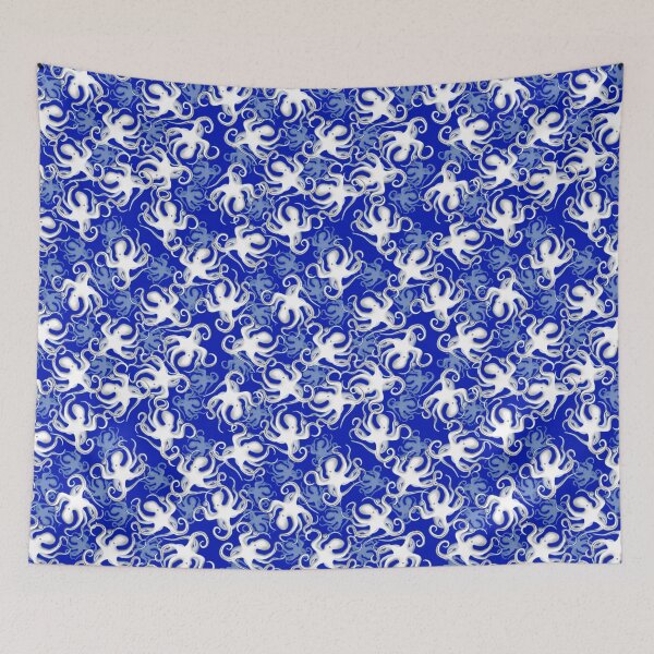 Item preview, Blue Octopus Pattern designed and sold by TMBTM.
