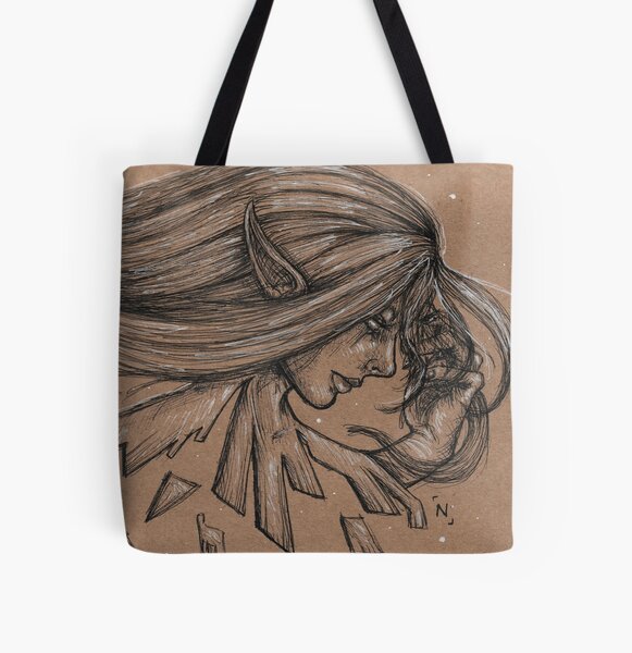 Breakable All Over Print Tote Bag