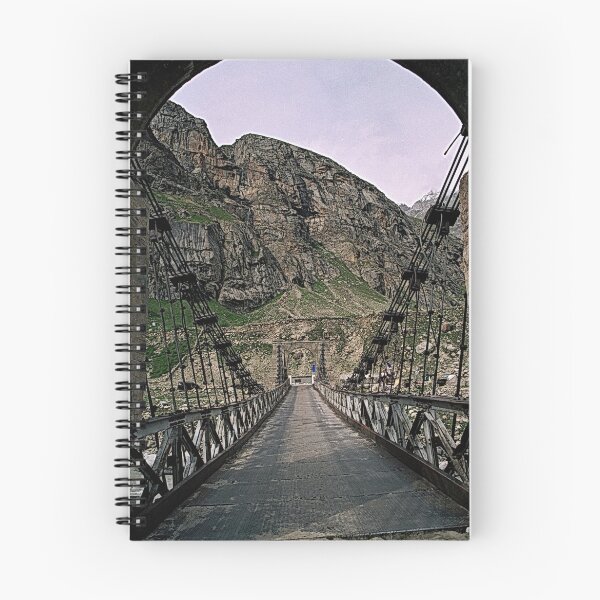 Item preview, mountain bridge. northern india. designed and sold by bodhiimages.