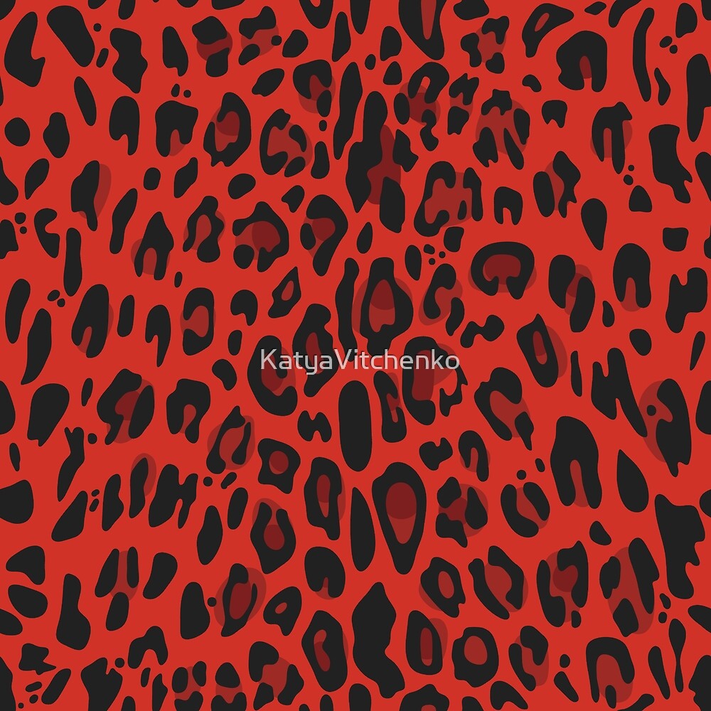 red leopard print