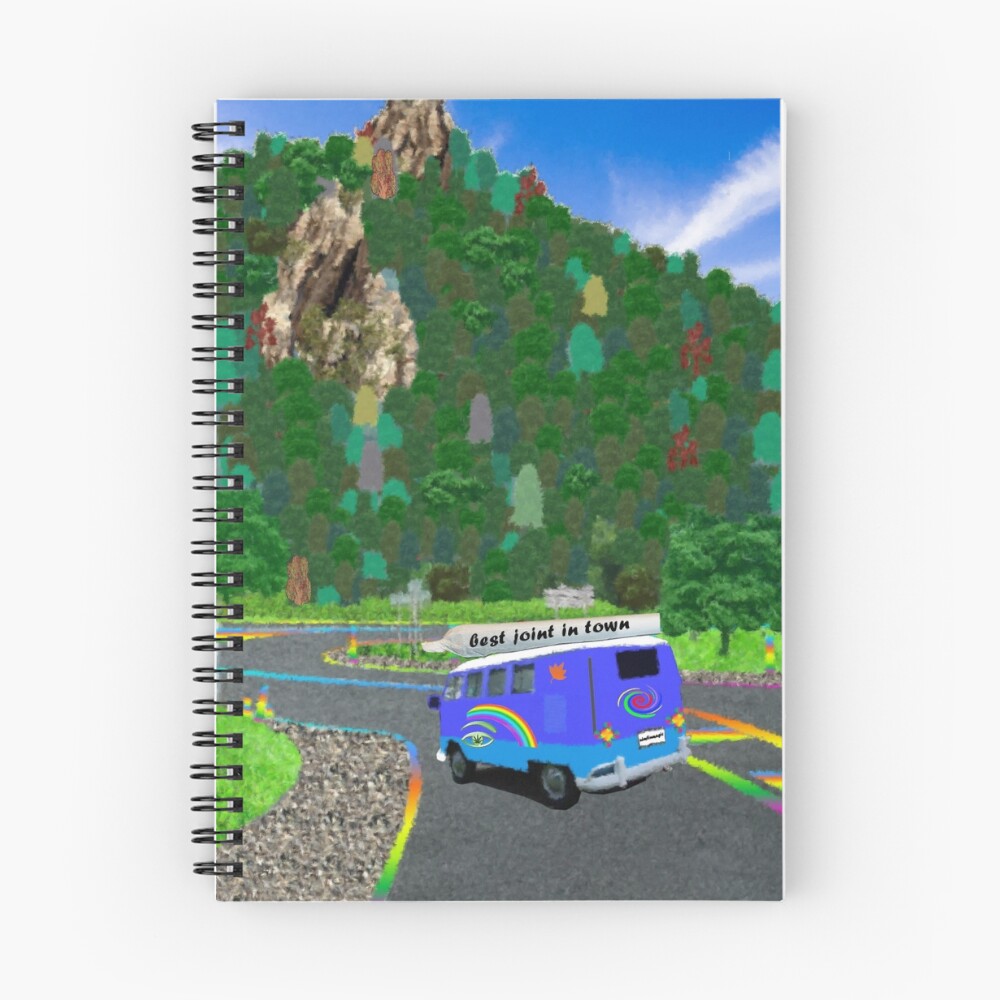 Item preview, Spiral Notebook designed and sold by nimbinmagic.
