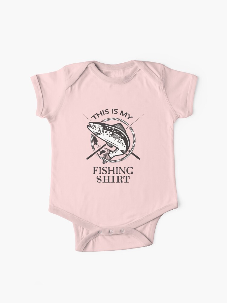 This is my Fishing Shirt Boat Fishing Lovers  Baby One-Piece for Sale by  Zkoorey
