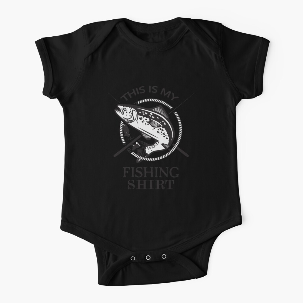 This is my Fishing Shirt Boat Fishing Lovers  Baby One-Piece for Sale by  Zkoorey