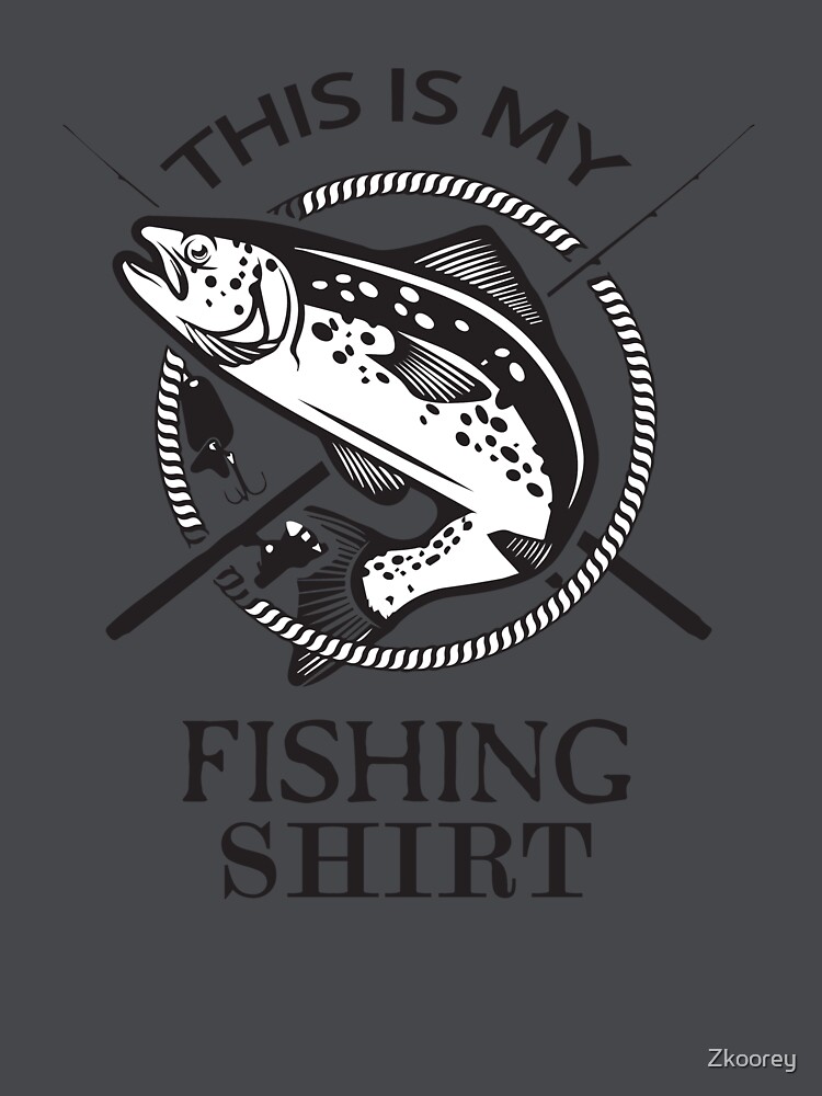 This is my Fishing Shirt Boat Fishing Lovers  Baby One-Piece for Sale by  Zkoorey