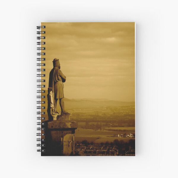 Robert The Bruce on Stirling Castle Esplanade Spiral Notebook