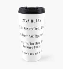 Ziva Rules Travel Mug