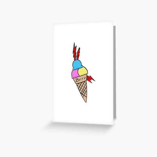 GUCCI GLASS MANE Greeting Card
