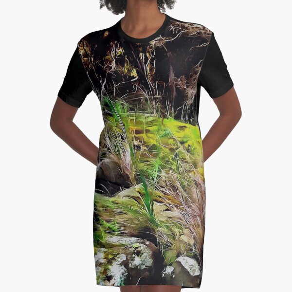 Welcome to my Fairy Garden Graphic T-Shirt Dress