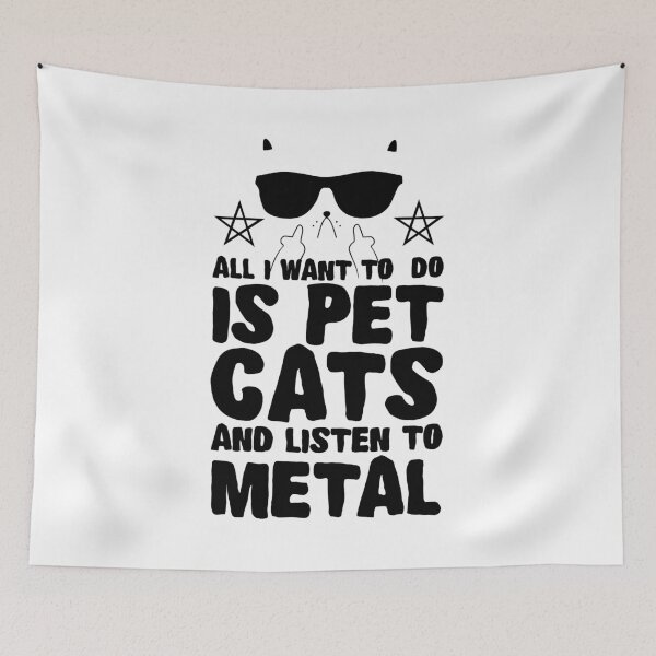 Item preview, Crazy Metal Cat Lady Girlie Style designed and sold by Basti09.