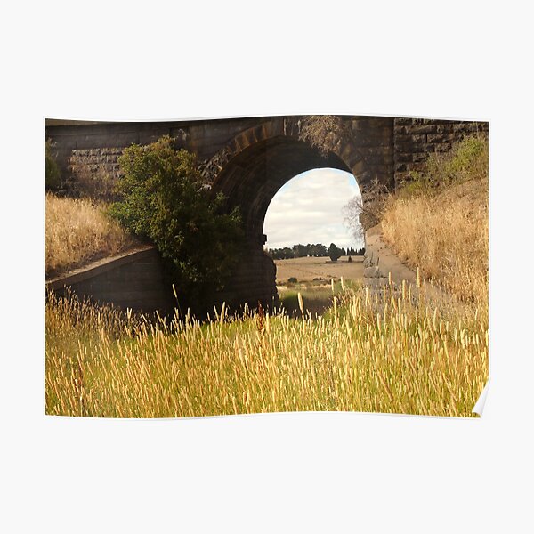 Railway Bridge,Geelong Outskirts Poster