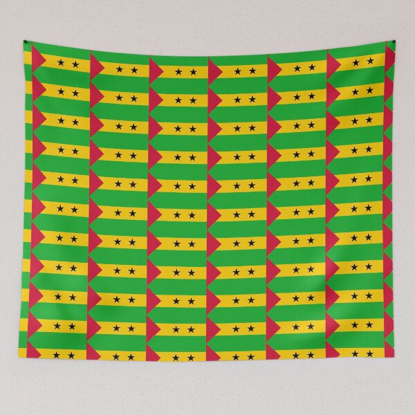 Item preview, Flag of Sao Tome and Principe designed and sold by MrsFlags.