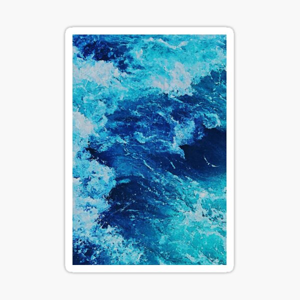 Item preview, Waves of Summer  designed and sold by AM FineArtPrints.