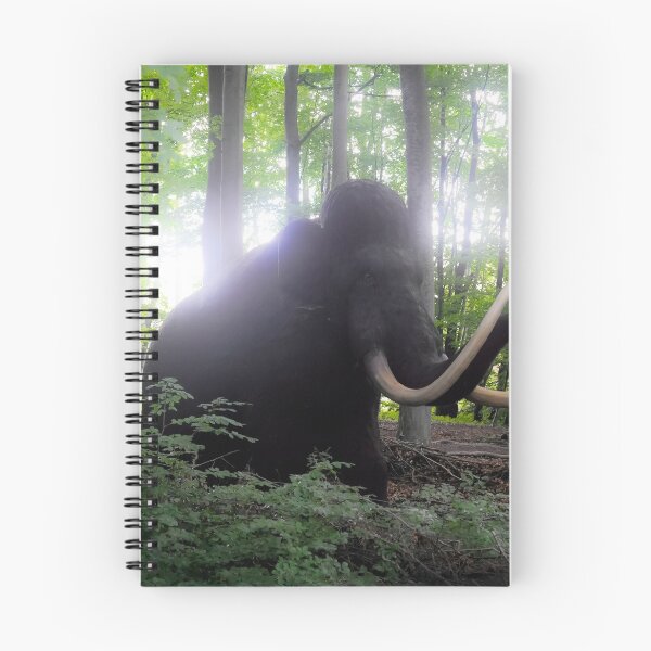 Item preview, Mammoth in the forest Mammoth mammoth ancient elephant in the woods designed and sold by coolArtGermany.