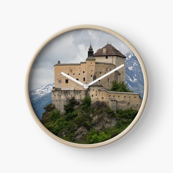 Tarasp Castle, Graubünden, Schweiz Uhr