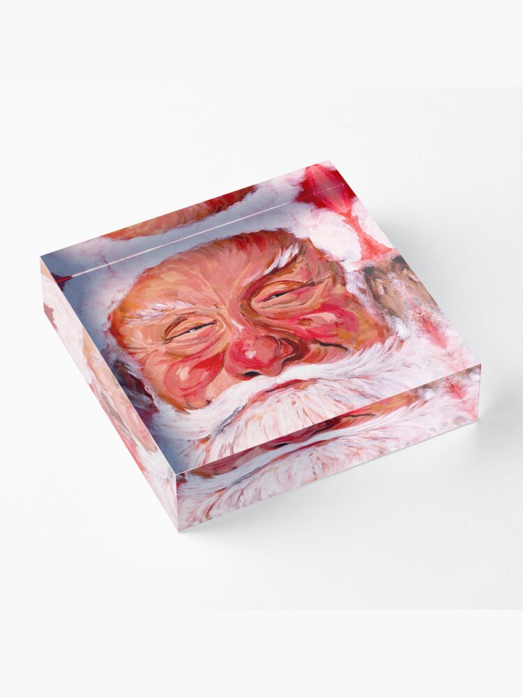 Alternate view of Santa Claus Acrylic Block