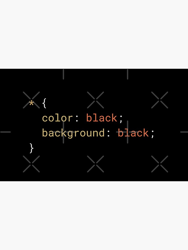 Thumbnail 3 of 3, Sticker, CSS - Everything Black designed and sold by developer-gifts.