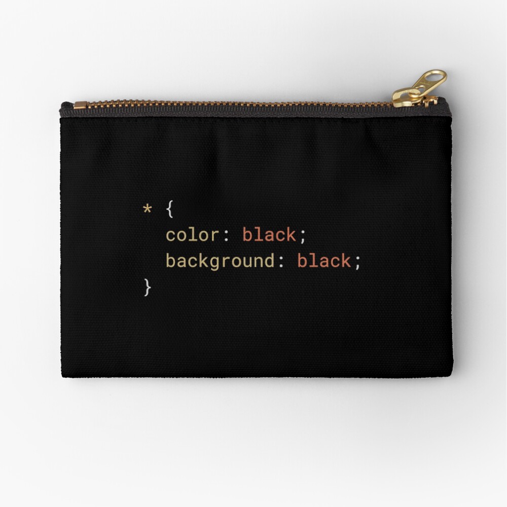 Item preview, Zipper Pouch designed and sold by developer-gifts.