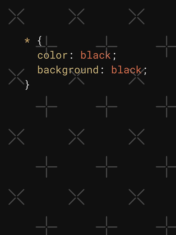 CSS - Everything Black by developer-gifts