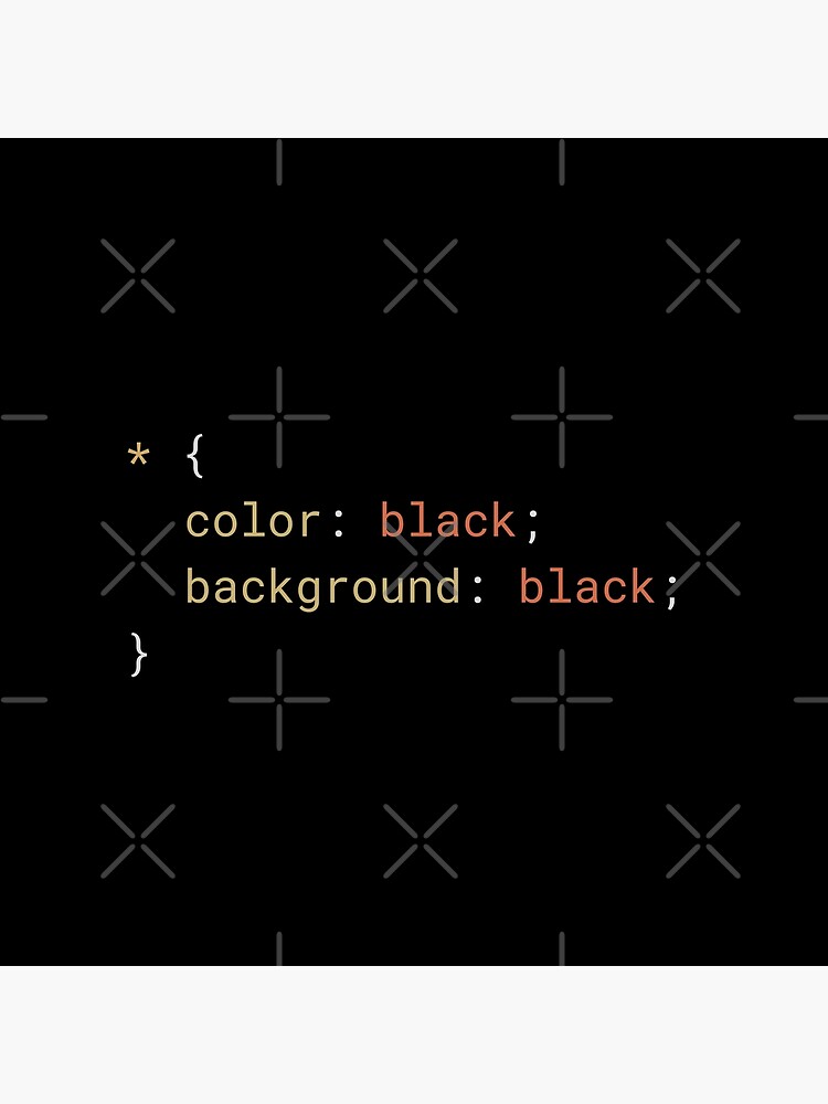 CSS - Everything Black by developer-gifts